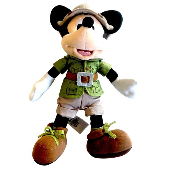 Disney Parks Safari Mickey Mouse Plush – 12 Inch Explorer Edition - Picture 3 of 13